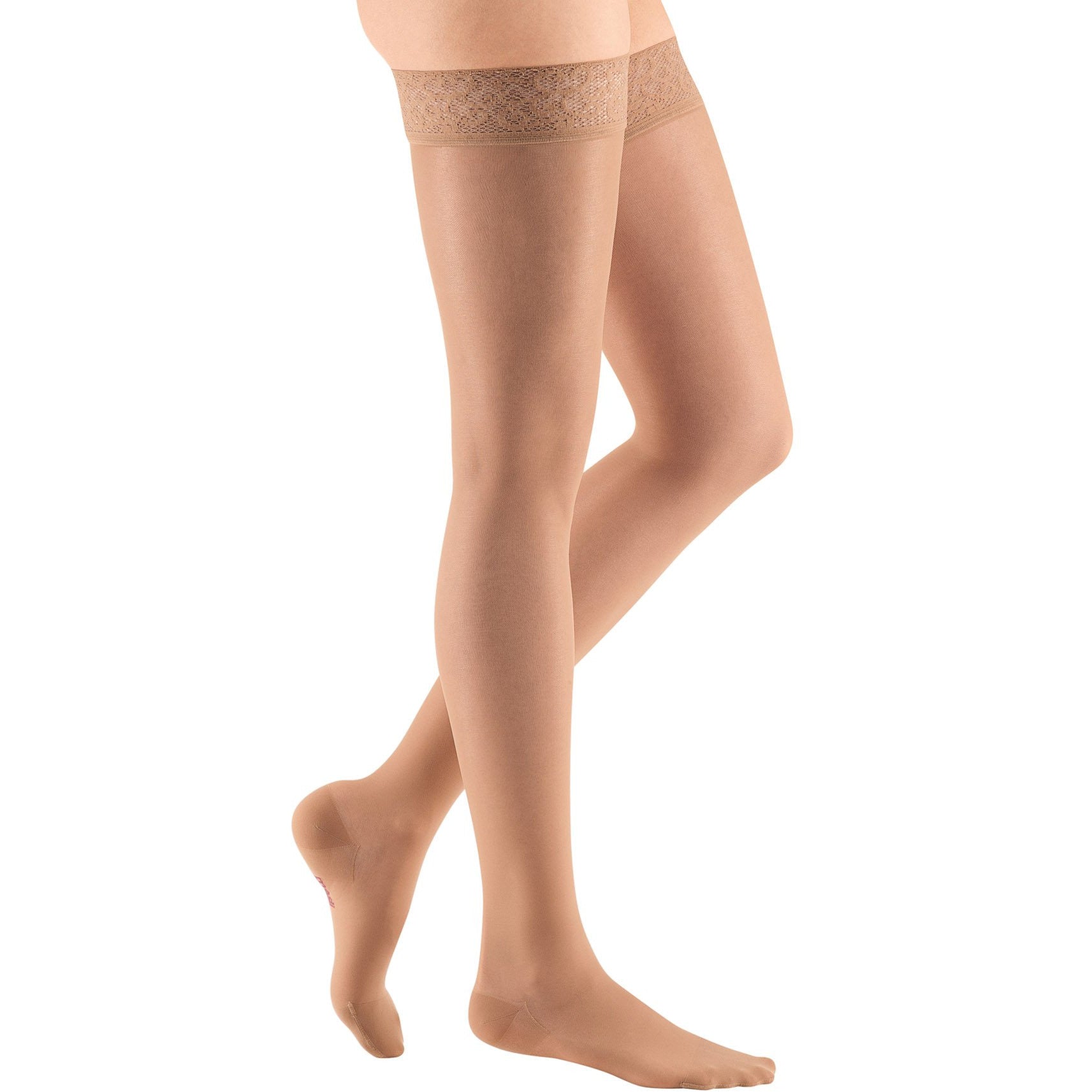 Buy QSN STUFF Woman Spanex Lace stocking (Beige-Beige, Size Fit M