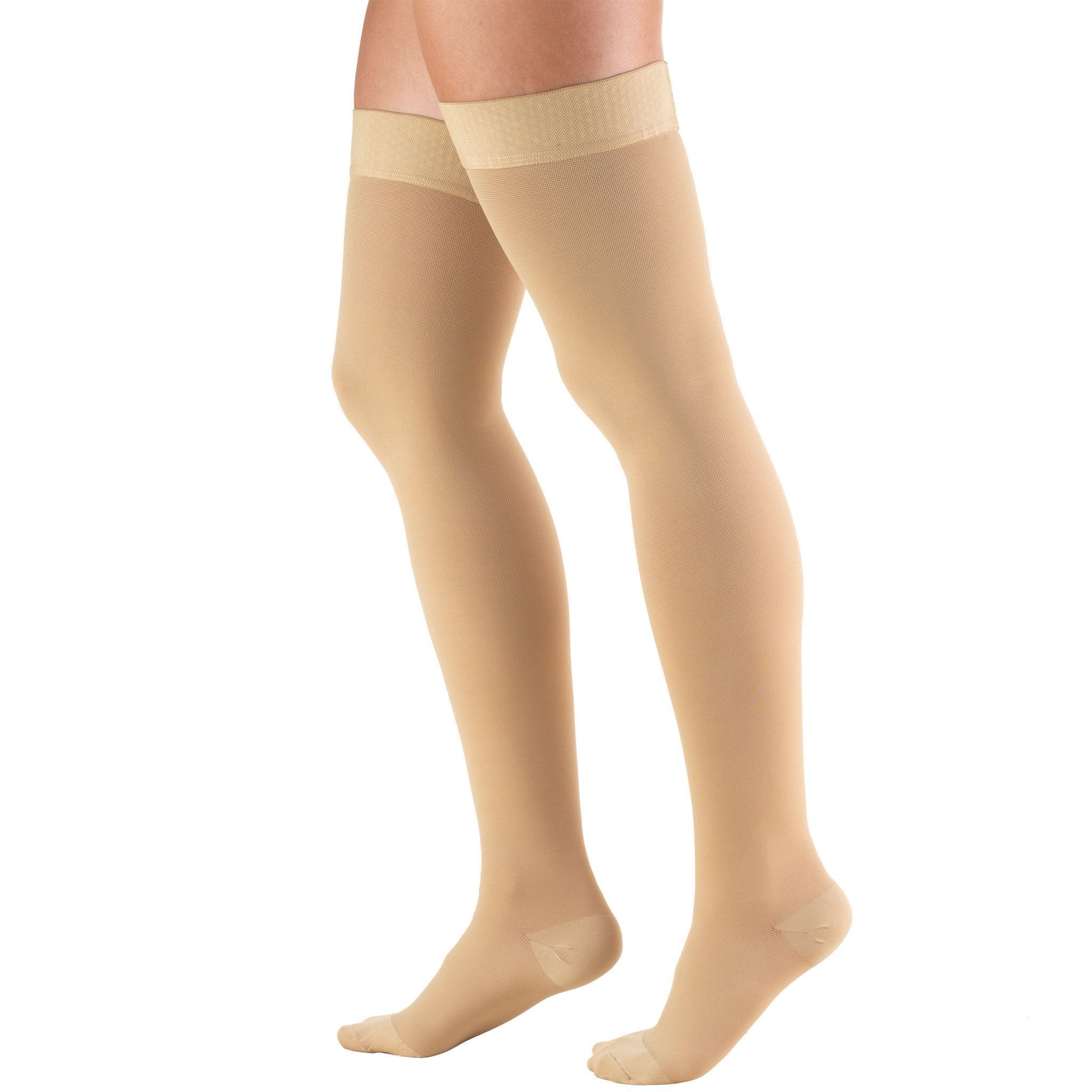 TRUFORM® Thigh High 20-30 mmHg w/ Silicone Dot Top – Compression Store