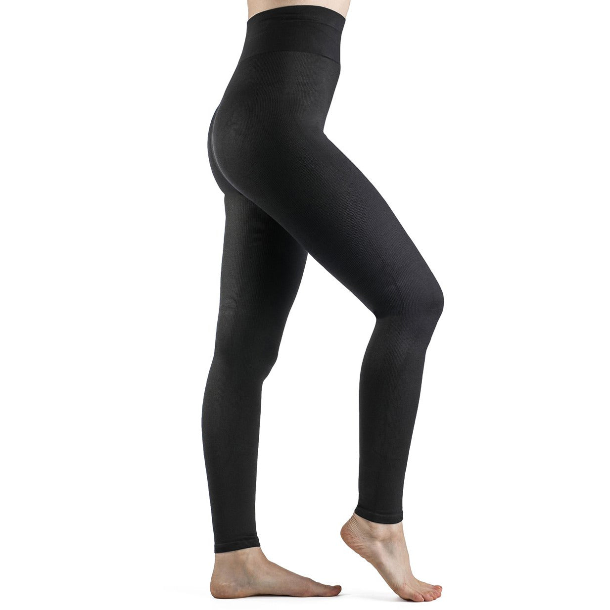 Sigvaris Soft Silhouette Women's 15-20 mmHg Leggings, Black