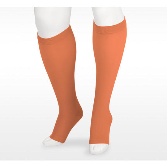 Juzo Soft Knee High 20-30 mmHg, Open Toe, Cinnamon