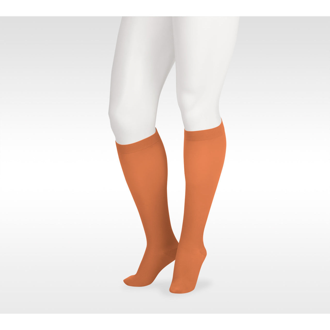 Juzo Soft Knee High 20-30 mmHg w/ Silicone Band, Cinnamon