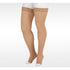 Juzo Soft Thigh High 30-40 mmHg w/ Silicone Band, Open Toe, Beige