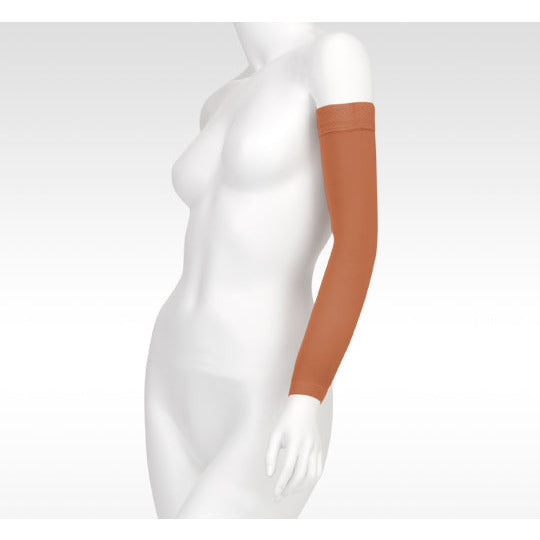 Juzo Soft MAX Armsleeve 20-30 mmHg w Silicone Band, Cinnamon