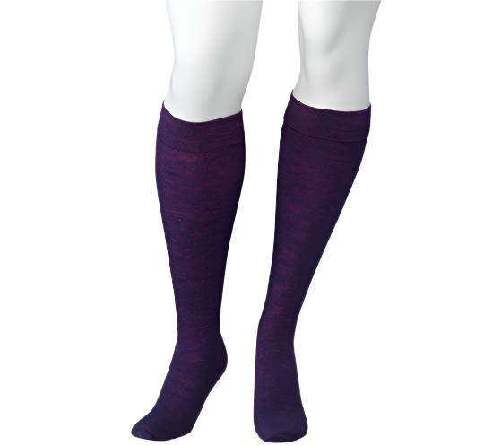 Juzo Power Wool Knee High 15-20 mmHg, Purple Haze