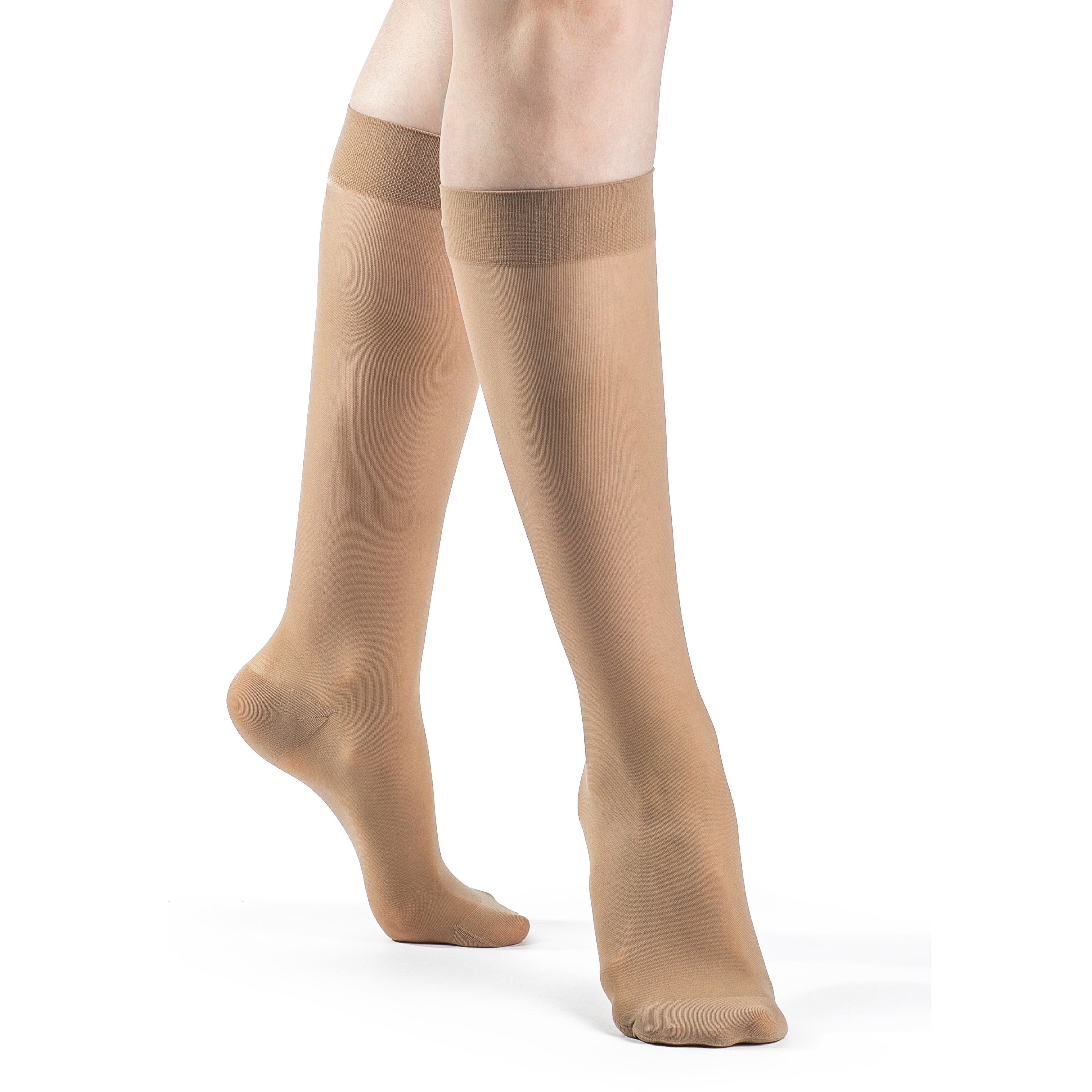 Sigvaris Sheer Women's 20-30 mmHg Knee High, Golden