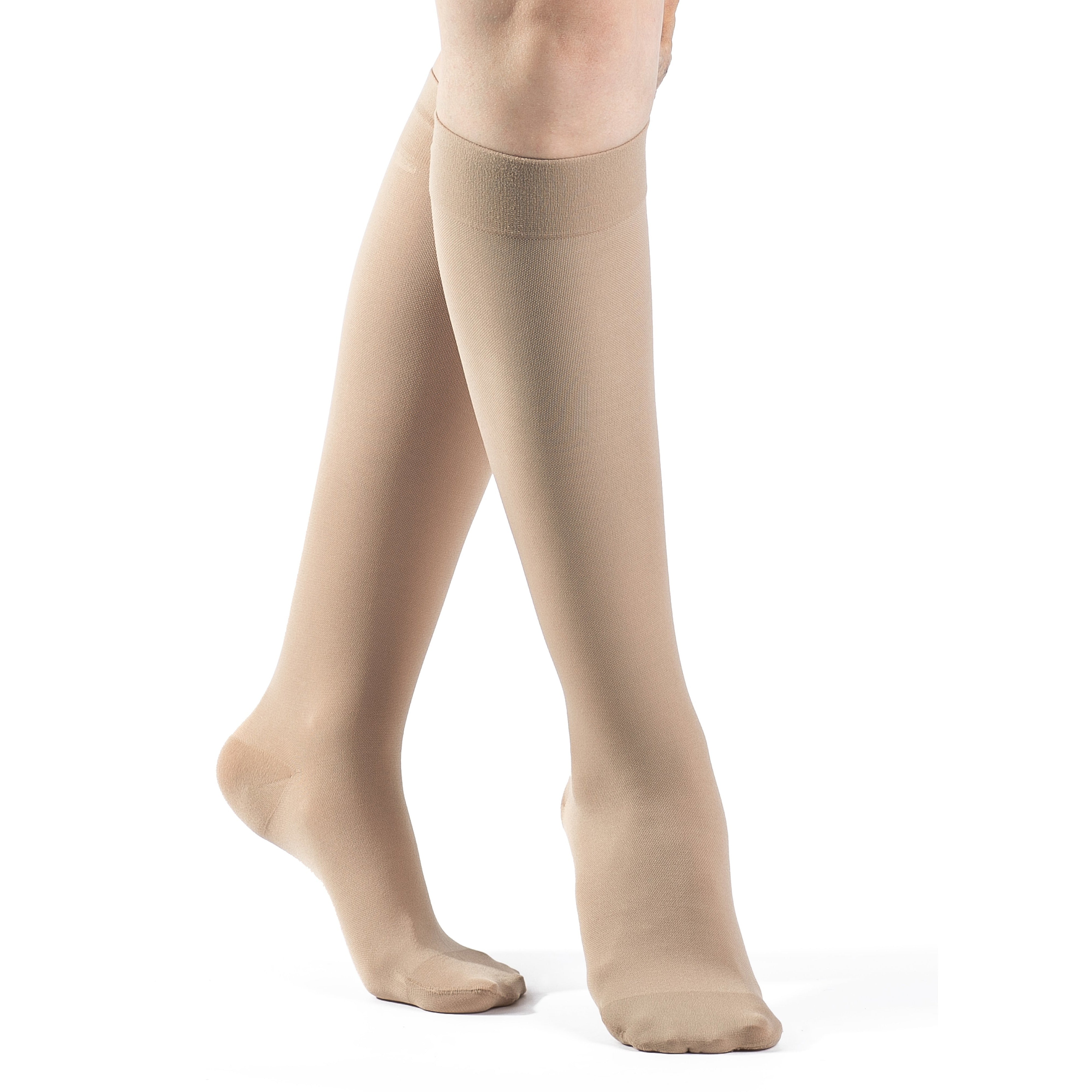 Sigvaris Opaque Women's 20-30 mmHg Knee High, Honey