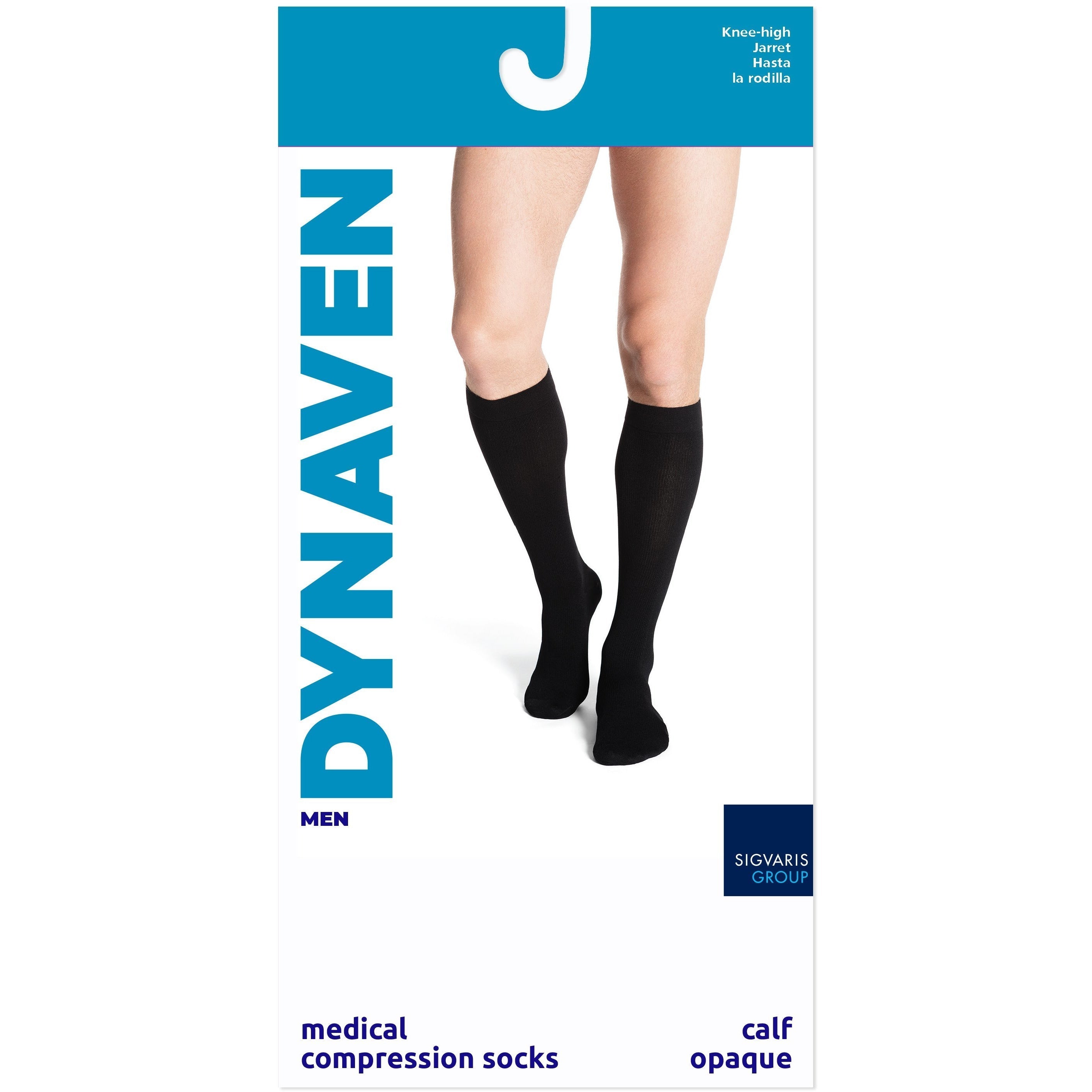 Dynaven Men's 15-20 mmHg Knee High