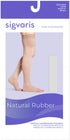 Sigvaris Natural Rubber Thigh High 30-40 mmHg, Open Toe w/ Waist Attachment, Box