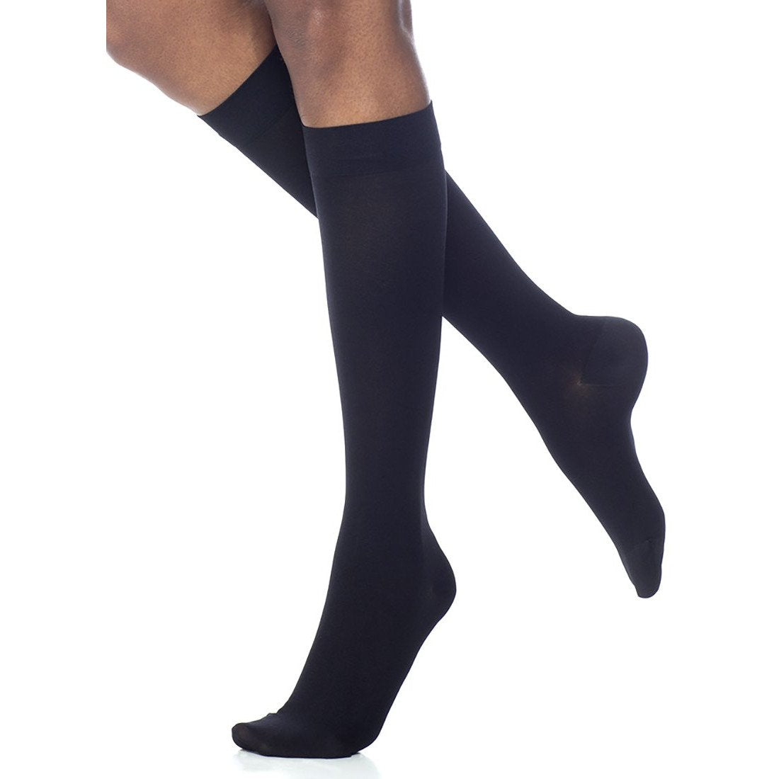 Dynaven Women's 15-20 mmHg Knee High, Black