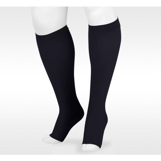 Juzo Dynamic Knee High 20-30 mmHg, Open Toe, Black