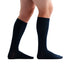 EvoNation Men's Classic Ribbed 15-20 mmHg Knee High, Navy