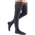 Mediven Comfort 30-40 mmHg Thigh High w/ Lace Silicone Top Band, Navy