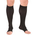 Truform 20-30 mmHg OPEN-TOE Knee High, Black