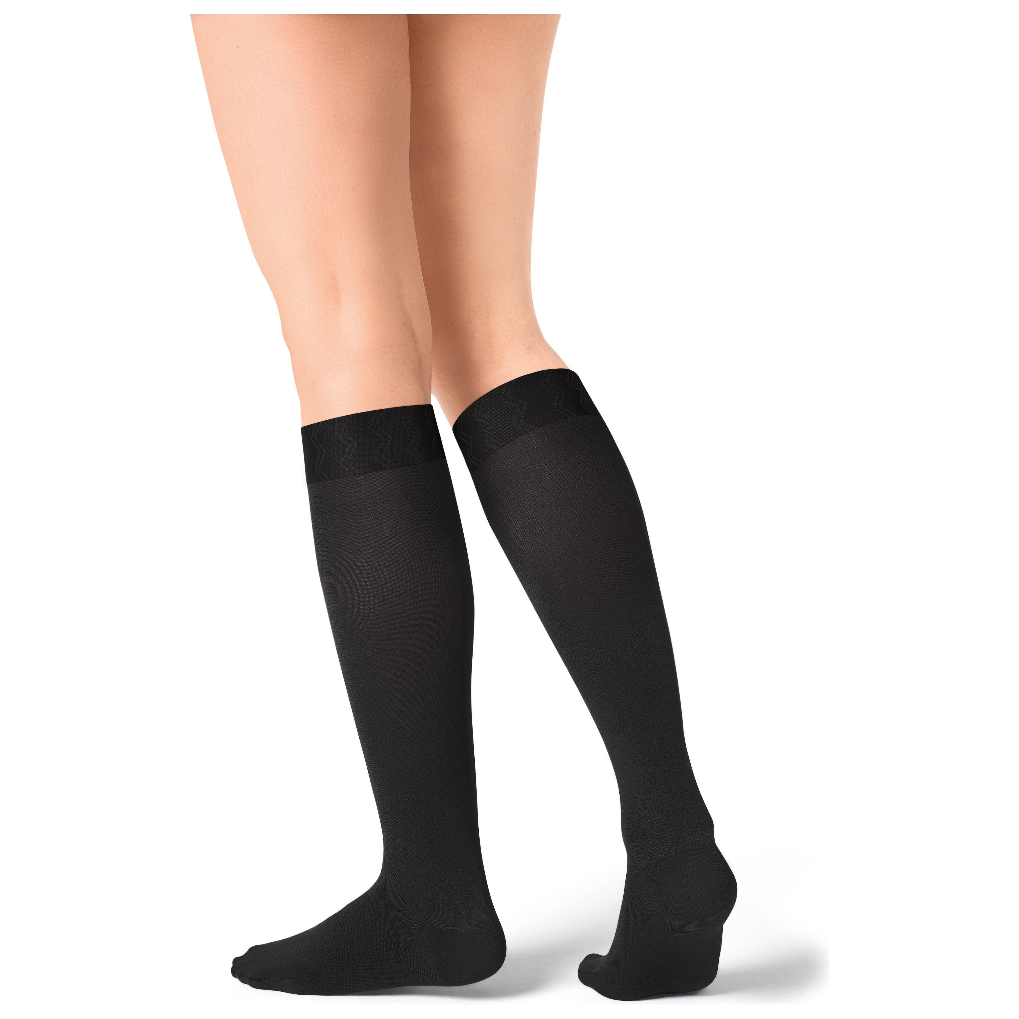 JOBST® Opaque Women's Knee High 15-20 mmHg, Maternity, Black