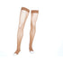 Medi Assure 30-40 mmHg OPEN TOE Thigh High w/ Silicone Top Band, Beige