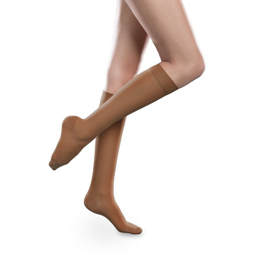 Therafirm Sheer Ease Women's 15-20 mmHg Knee High, Bronze