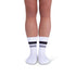 Rejuva® Retro Stripe Crew Compression Sock