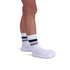 Rejuva® Retro Stripe Crew Compression Sock
