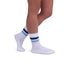Rejuva® Retro Stripe Crew Compression Sock