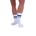 Rejuva® Retro Stripe Crew Compression Sock