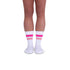 Rejuva® Retro Stripe Crew Compression Sock
