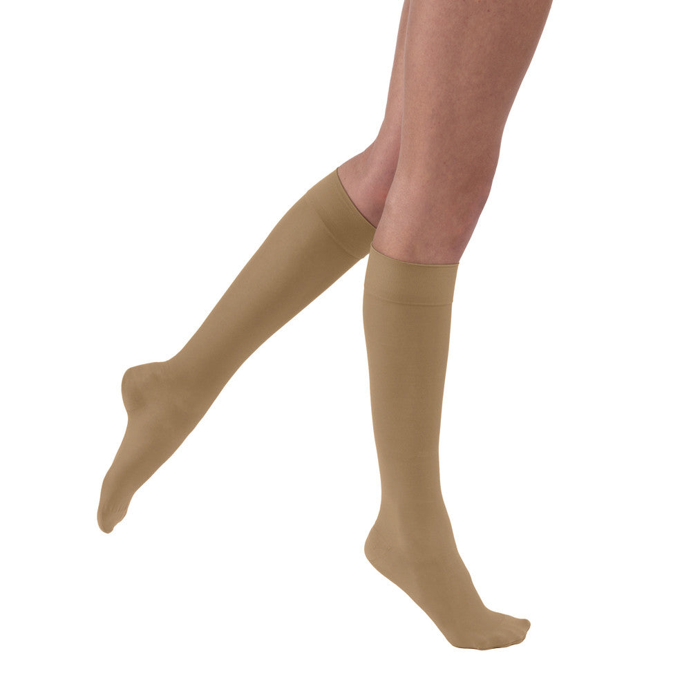 Jobst Ultra Sheer Knee High Support Stockings 8-15 Mm/Hg Beige