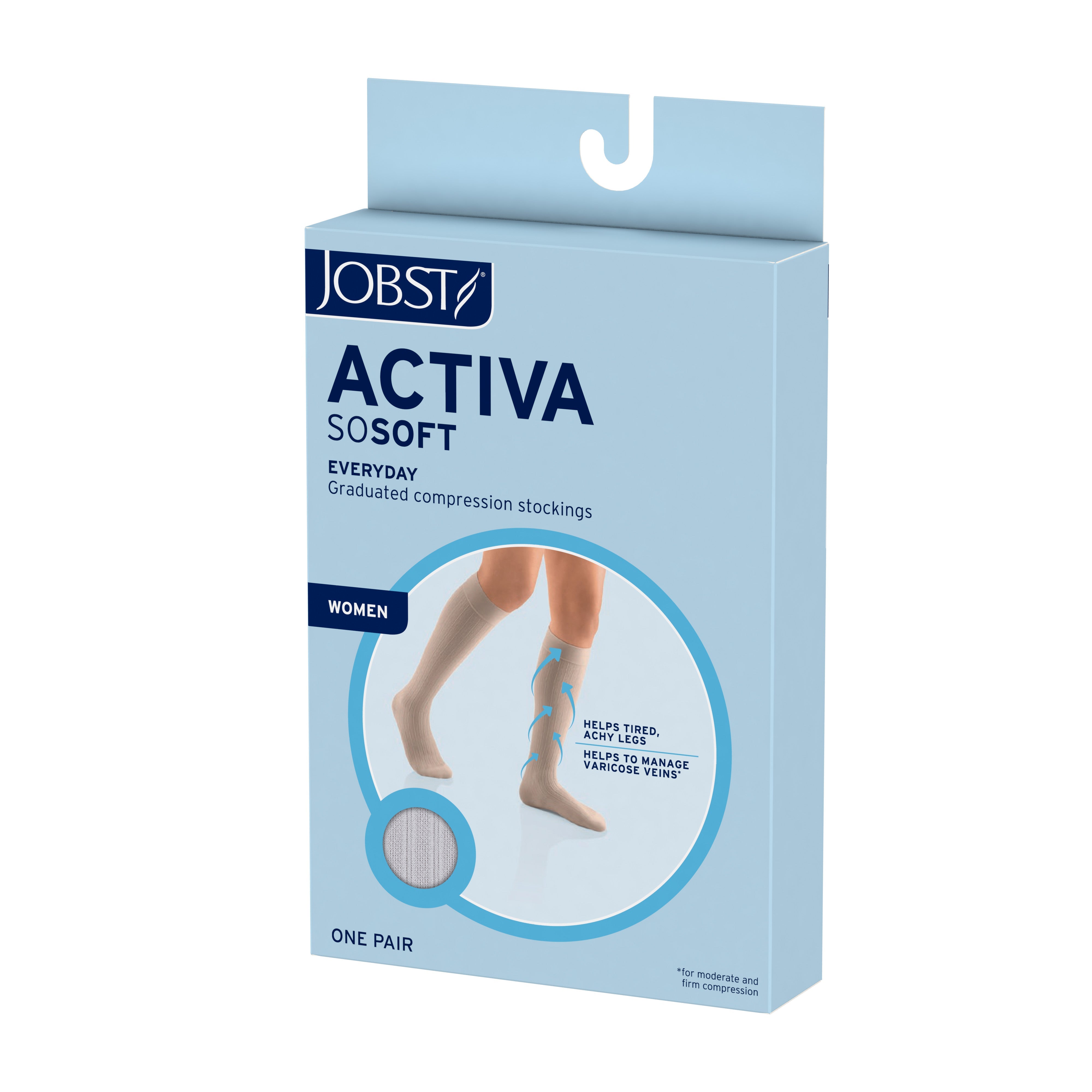 JOBST® ACTIVA soSoft Knee High 8-15 mmHg