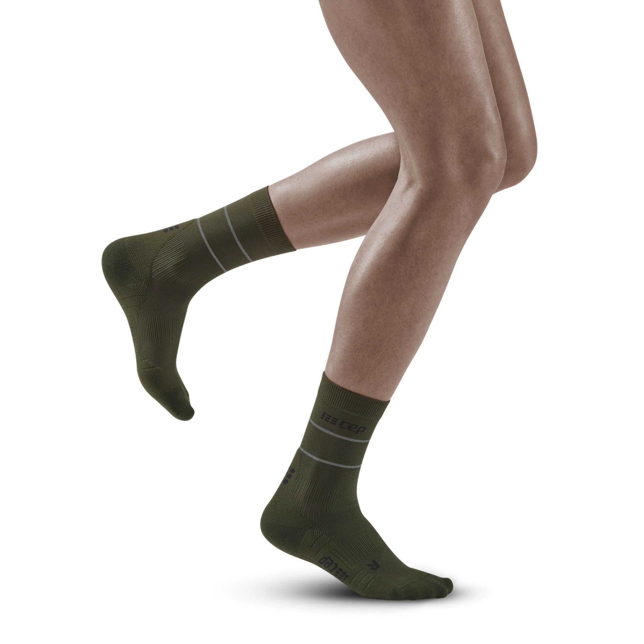 CEP Green Women's Winter Run Compression Socks - Think Sport