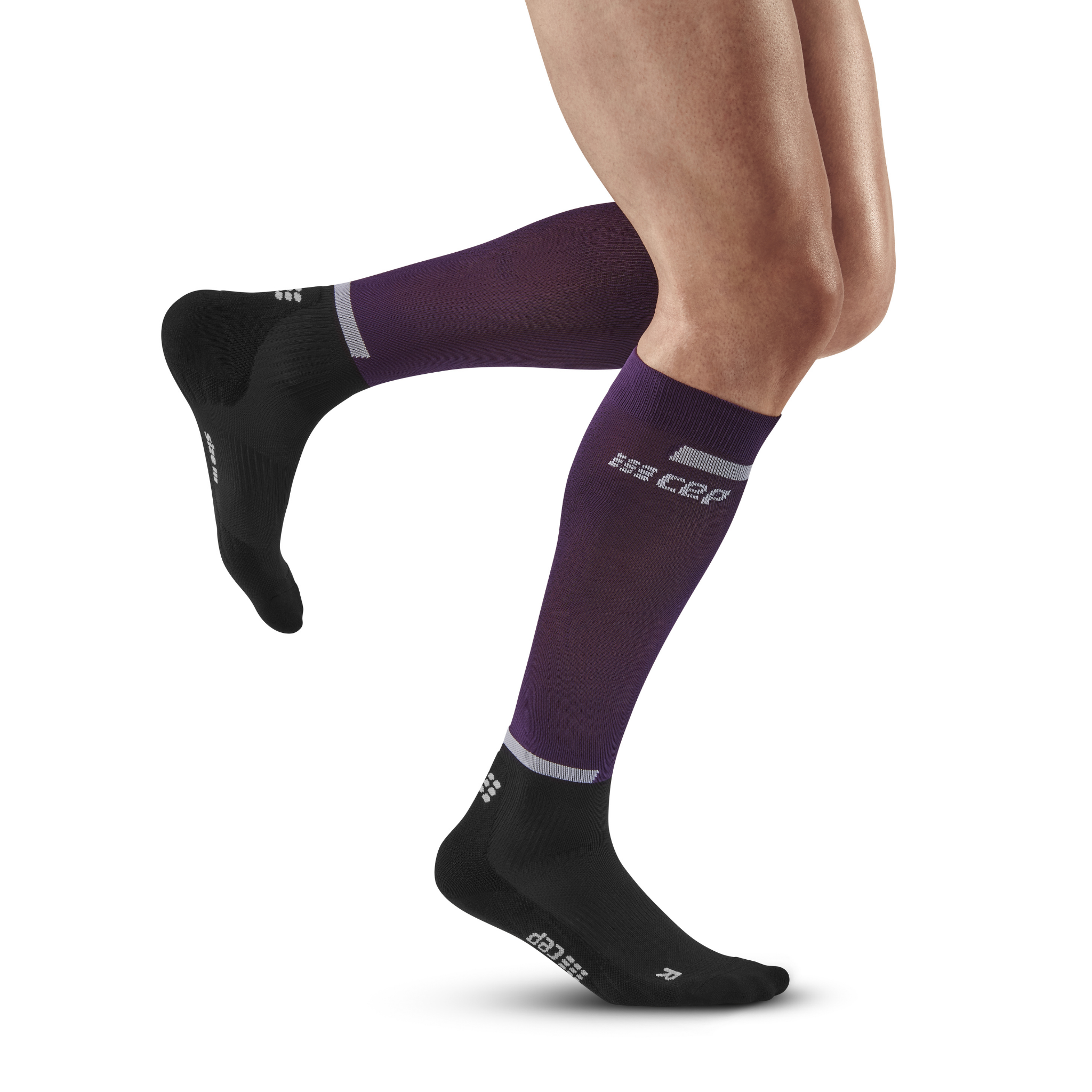 Mens Reflective Compression Socks Knee High 20-30mmHg